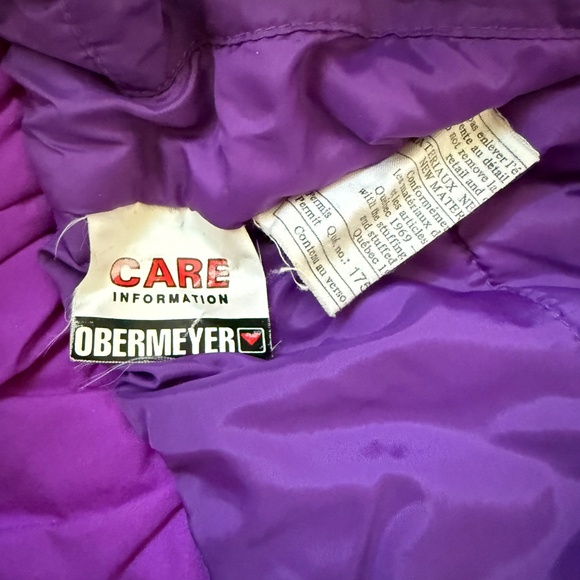 Must Have Vintage 80s/90s Obermeyer Retro ski jacket in bold purple 💜 - Picture 15 of 15